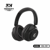 CEL-101 ANC Wired/Wireless Over-Ear Headphones – Active Noise Cancelling, All-Day Comfort, Deep Bass Sound