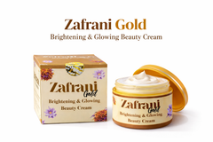 Zafrani Gold Brightening & Glowing Beauty Cream – Natural Saffron Extract for Radiant, Even & Healthy Skin