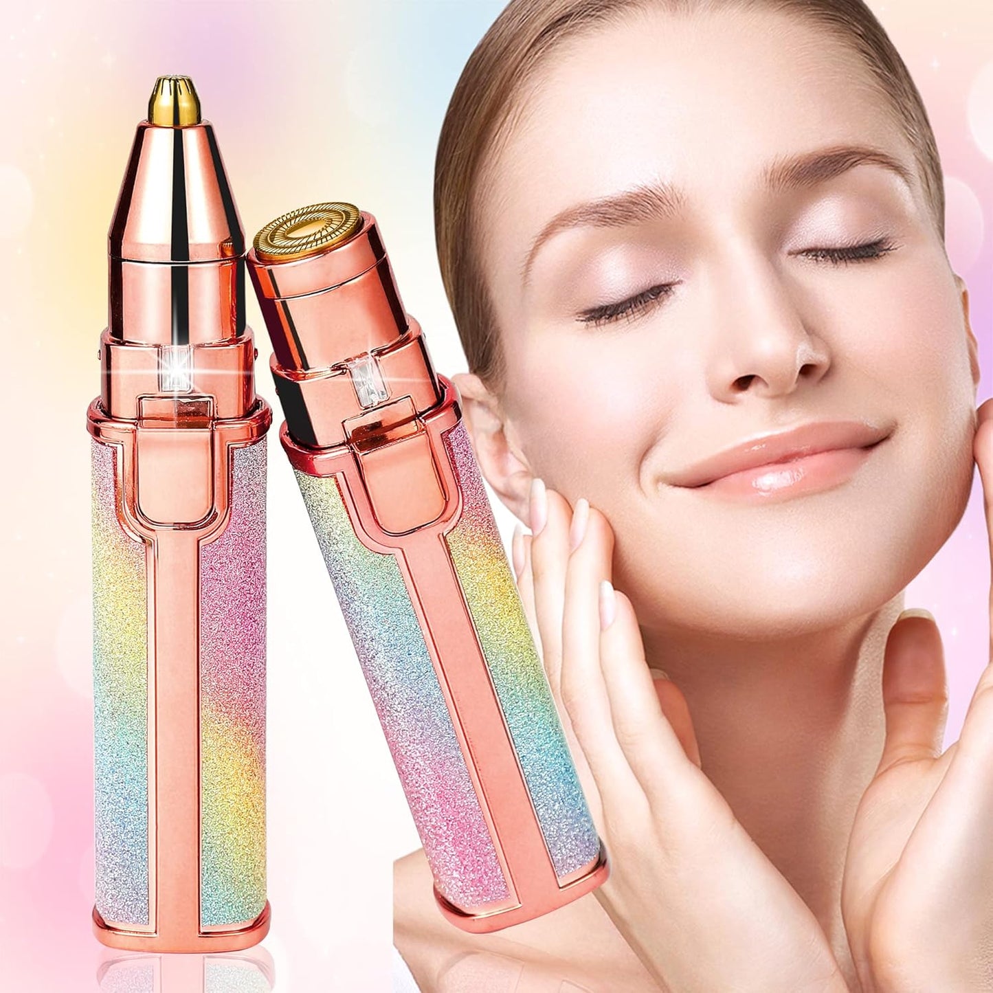 Flawless 2 in 1 Eyebrow & Facial Hair Remover