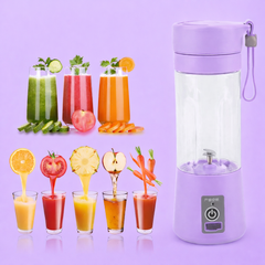 Portable Rechargeable Juice Blender – USB Electric Mini Smoothie Maker (380ml) | Travel & Home Use