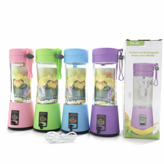 Portable Rechargeable Juice Blender – USB Electric Mini Smoothie Maker (380ml) | Travel & Home Use