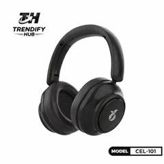 CEL-101 ANC Wired/Wireless Over-Ear Headphones – Active Noise Cancelling, All-Day Comfort, Deep Bass Sound