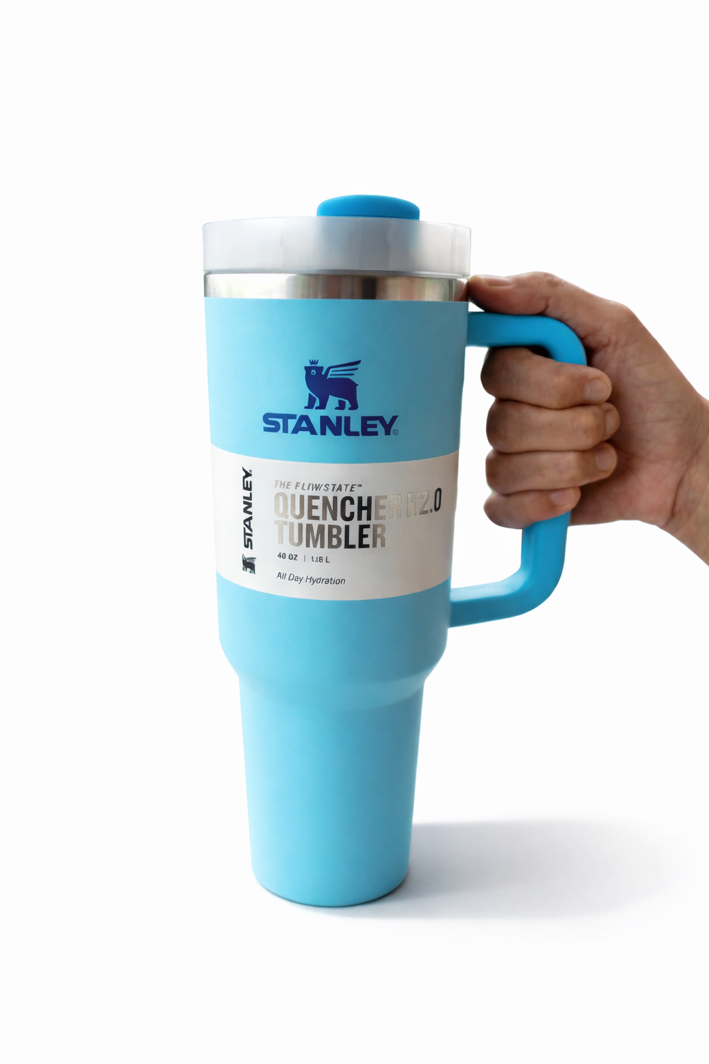 Stanley Stainless Steel Tumbler – 40oz Sky Blue Leakproof Travel Cup