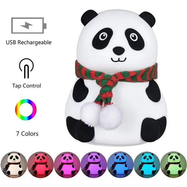 Cute Panda Silicon Night Lamp