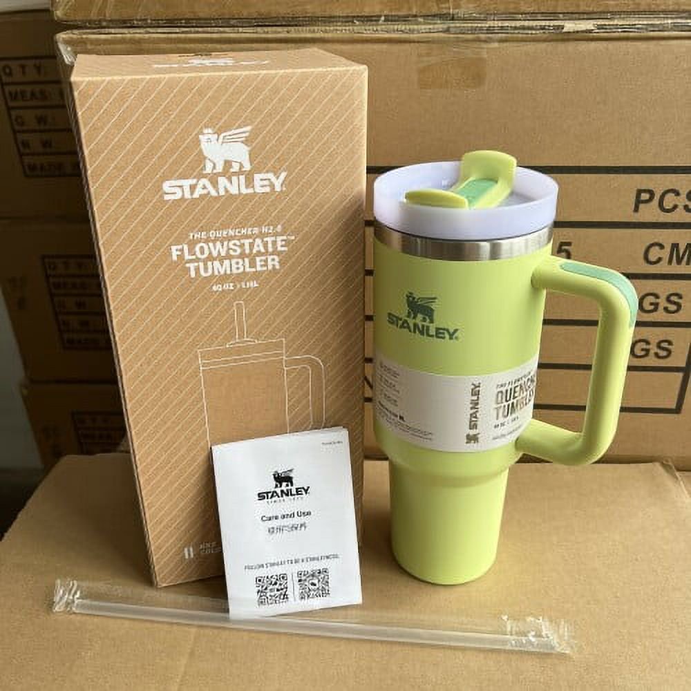 Stanley Stainless Steel Tumbler – 40oz Parrot Green Leakproof Travel Cup
