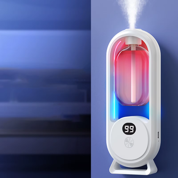 Rechargeable Wall-Mounted Essential Oil Diffuser with Timed Spray