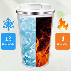 500ml Smart Temperature Display Coffee Mug ☕ | Premium Stainless Steel