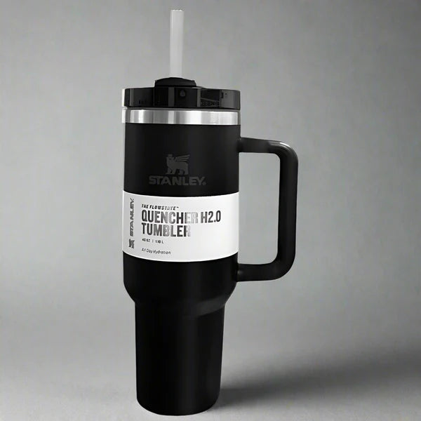 Stanley Stainless Steel Tumbler – 40oz Black Leakproof Travel Cup