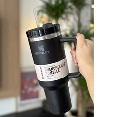 Stanley Stainless Steel Tumbler – 40oz Black Leakproof Travel Cup